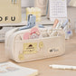 Internet Celebrous Explosions Zipper Dog Repair Pencil Bag Girls High Color Value Large Capacity Double Layer Storage Bag Puppy Pencil Bag Factory