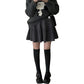 Pregnant Women's Autumn and Winter New Knitted Skirt Casual Slimming Pleated A- line Skirt Simple