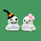 Cross-Border Amazon Handmade Knitted Doll Halloween Gift Ghost Little Devil Grim Reaper Emotional Plush Toy Wholesale