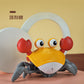 Cross-border Children's Induction Electric Crab Baby Charging Luminous Music Crawling Escape Escape Obstacle Crab Toy