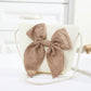 Straw Handmade Bow Woven Mobile Phone Bag Cross-border Hot Selling Women's Crossbody Seaside Straw Woven Crossbody Woven Bag Factory
