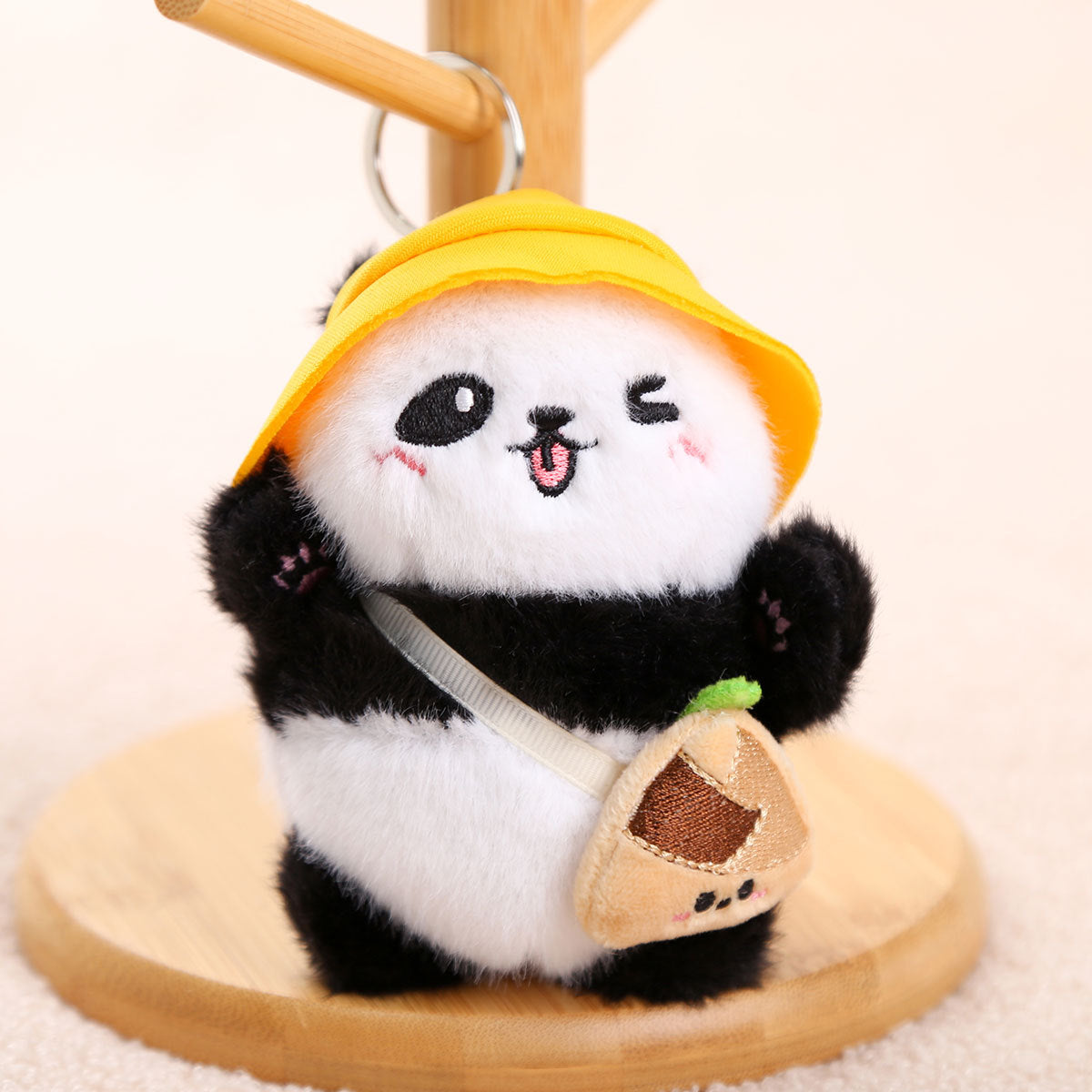 Hat Panda Pendant National Treasure Panda Plush Toy Shoulder Bag Panda Doll School Bag Pendant Rag Doll Souvenir