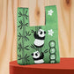 Panda New Knitted Bag Women's Handbag Wide Hand Gift Back Gift Bag Cute Panda Knitted Bag Hand Gift