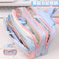 Large and Small Color Matching O00 Pencil Bag Transparent Large Capacity Stationery Bag Creative Multifunctional Stationery Bag Ins Japanese Style High Value