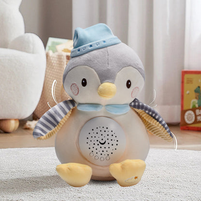 Baby toy sound and light comfort doll parent-child early education music comfort doll baby sleep cute toy