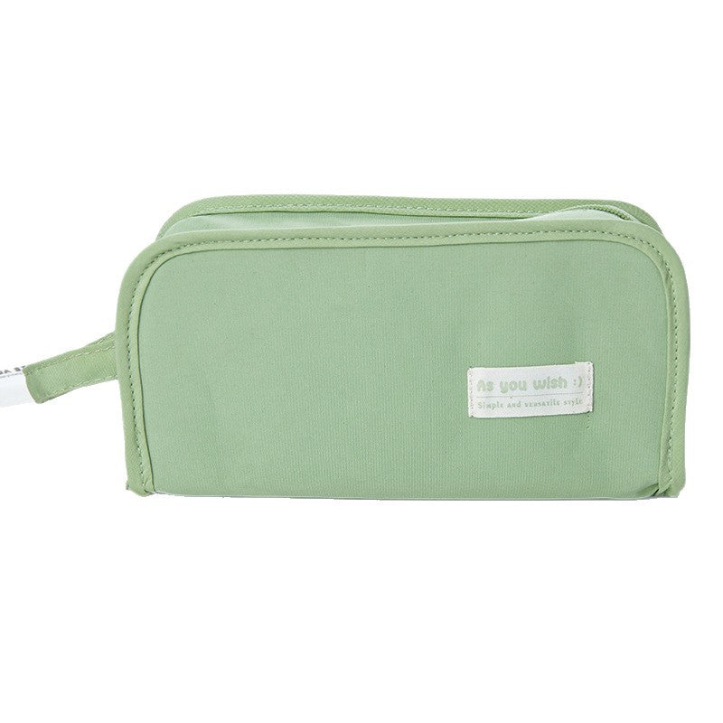 Three-Dimensional New Pencil Case for High School Students, Simple Large-Capacity High-Value Stationery Bag, Storage Bag