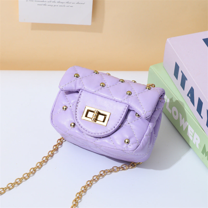 2025 Spring and Summer Explosions Fashion Casual Children's Candy Jelly Bag Mini Shoulder Crossbody Handbag Wholesale