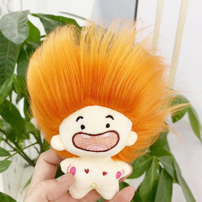 Twelve Zodiac Funny Toothless Cotton Doll Keychain Xiaohongshu Pendant Plush Toy Wholesale Cartoon