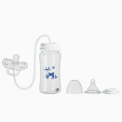 Amazon's Popular Creative Baby Bottle Hands-Free Feeding Device Wide-Mouth Pp Baby Bottle 300ml