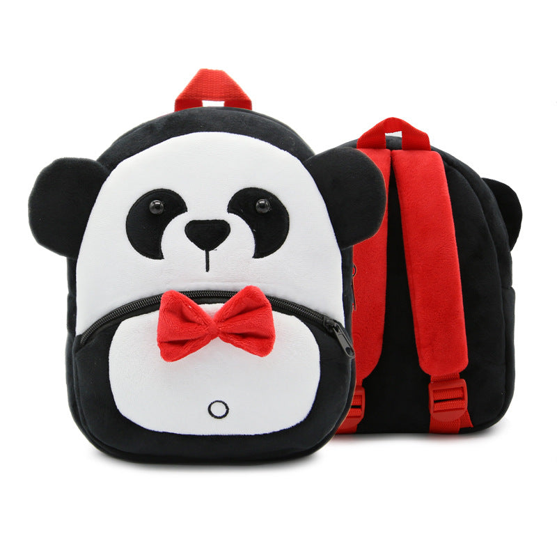 Cute Cartoon Animal Children's Backpack Stall Supply Backpack Kindergarten Plush Backpack Children's Bag Orderable Printing