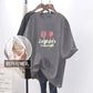 Breastfeeding Clothes Summer Outgoing Fashion Mid-length T-shirt Breastfeeding Top Side Opening Temperament Hot Mom Breastfeeding Clothes