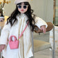 Mini Small Bucket Bag Women's 2024 New Niche Fashionable Messenger Bag Casual Mouth Red Bag Simple Handbag