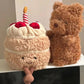 New Birthday Cake Plush Toy Doll Funny Cake Muppet Cute Fun Pendant Birthday Gift