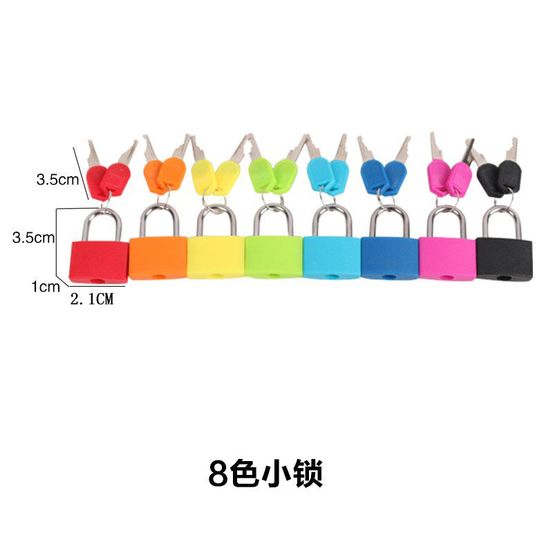 Montessori teaching aids colorful small lock learning unlocking game children's early education Montessori key lock sensory toys