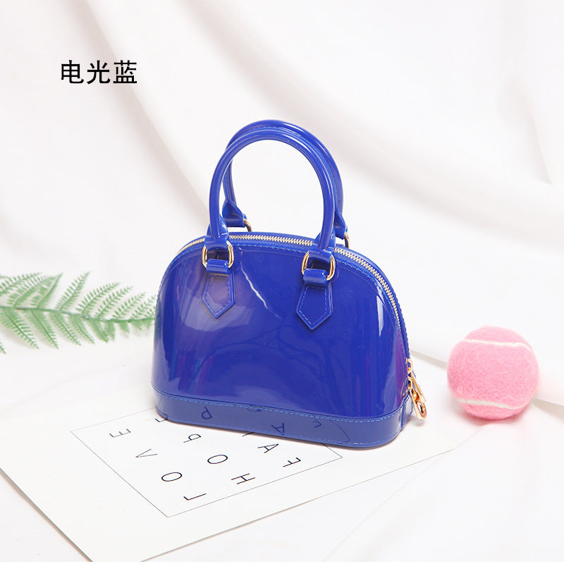 2025 Spring and Summer Explosions Fashion Casual Children's Candy Jelly Bag Mini Shoulder Crossbody Handbag Wholesale