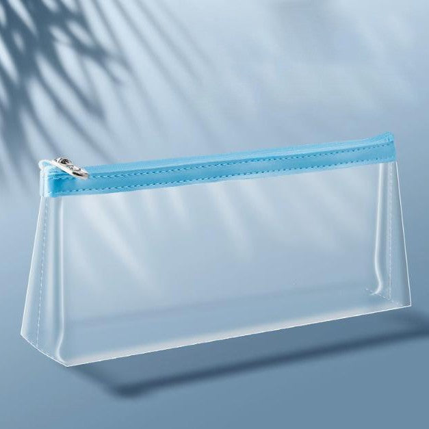 Transparent Pencil Case for Exams, Simple Pencil Bag for High School Students, Large Capacity Pvc Pencil Case in Stock
