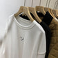 Maternity T-shirt Women's Autumn and Winter 2023 Western-style Simple Atmospheric Basic Round Neck Long-sleeved Pure Cotton T-shirt Women's Base Shirt