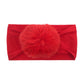 2023 new children's seamless hair band Europe and the United States new baby nylon fur ball headscarf baby hair band