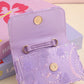 2024 new elegant princess style bag girl trend small square bag pearl portable high value sequin bag wholesale