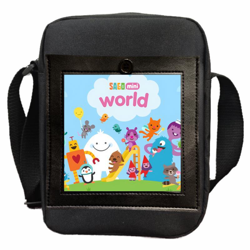 Sago Mini Friends Student Shoulder Bag Men's and Women's Youth Messenger Bag DIY Customized Handheld