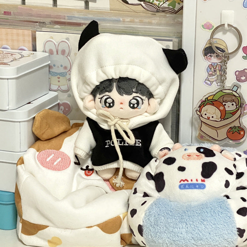 Horn Sweatshirt 4 Colors Optional Baby Clothes 10cm Super Cheap Cotton Doll Clothes 20cm Cute Doll Accessories diy