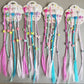 New Children's Colorful Clamp Small Braid Six-color Mixed Butterfly Love Five-pointed Star Wig Braid Performance Dirty Braids