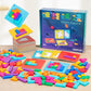 Tiktok-Style Quick Battle Puzzle Parent-Child Two-Player Focus Battle Building Block Educational Thinking Training Toy