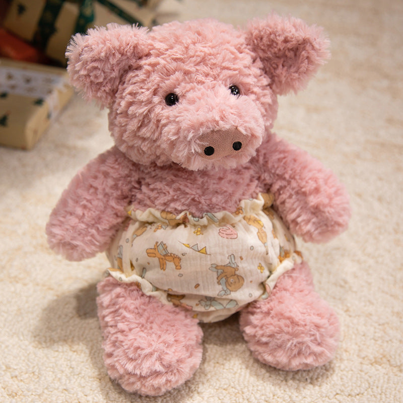 Barnabus Pig Doll Barcelona Bear Sleeping Doll Bed Rag Doll Ugly Cute Stuffed Toy Birthday Gift
