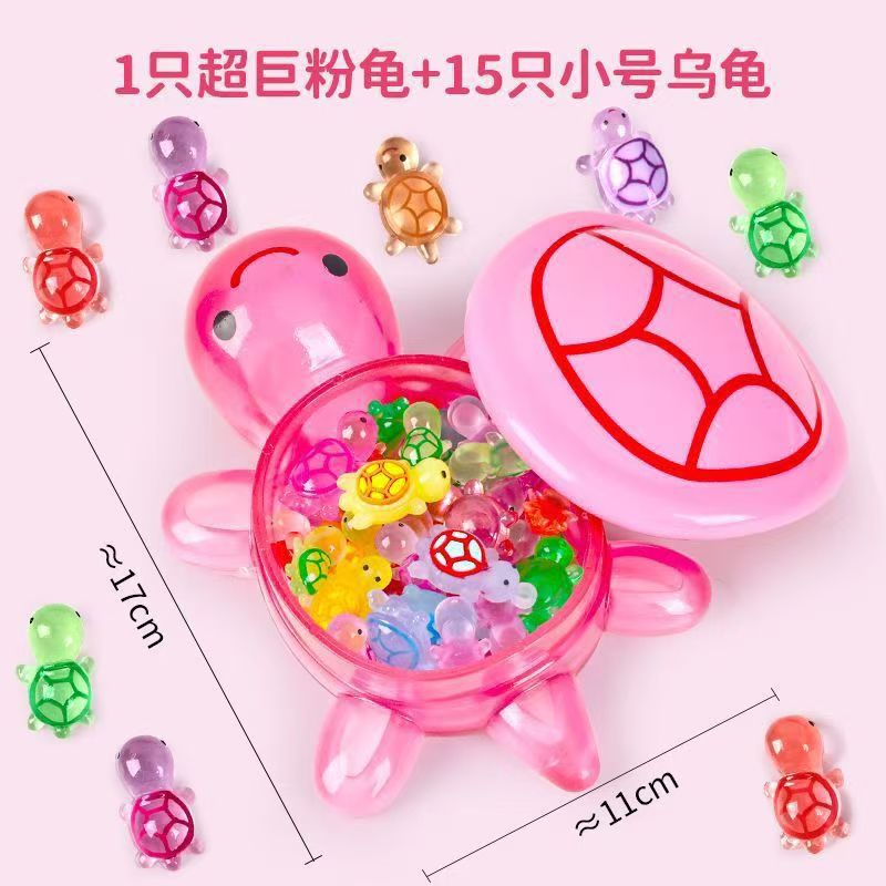 Big Mac Luminous Turtle Mini Internet Red Little Turtle Touch Toy Large All-chan Red Ornaments for Girls