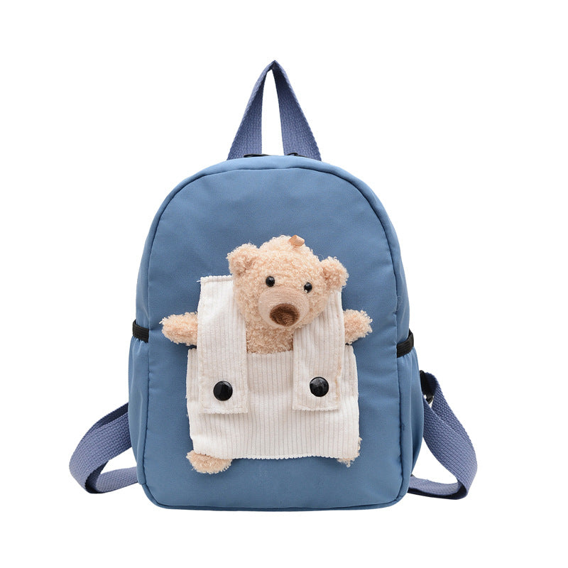 Kindergarten School Bag Cartoon Bear Unisex Backpack 2026 New Korean Style Trendy Children's Backpack Gift Bag Wholesale