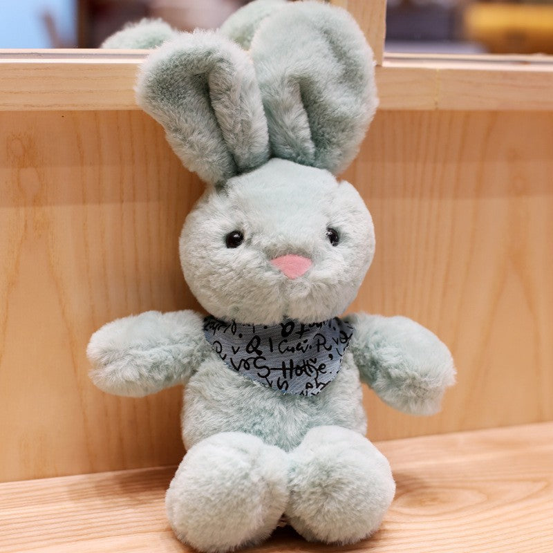 Short Plush Scarf Rabbit Doll Pillow Cloth Doll Wedding Gift Bag Ferrule Stall Night Market Push Gift