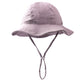 Ins Baby Pure Cotton Basin Hat European and American Anti-Sun Breathable Baby Fisherman Hat Pure Color Kidsren's Sun Hat Breathable Sun Protection