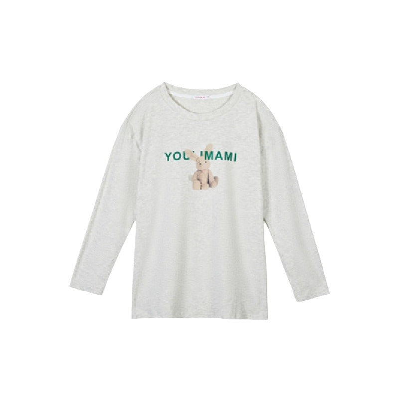 Pregnant Women's Monthly Clothes Summer Thin Postpartum Breastfeeding Clothes Top for Going Out Long Sleeve T-Shirt Spring and Autumn Clothes for Breastfeeding Period