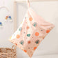 Ins Baby Room Decoration Sleeping Bear Storage Hanging Bag Baby Diaper Bag Wetbag Dry and Wet Separation 30*40