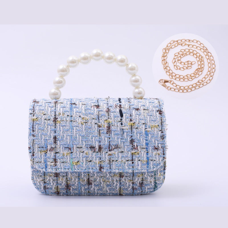 Fashionable Little Girl's Chanel-Style Bag, Children's Princess Crossbody Bag, Stylish and Cute Little Girl's Shoulder Handbag