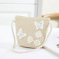 Cross-border New Children's Bag Spring and Summer New Children's Crossbody Bag Handmade Straw Satchel Travel Mini Coin Purse