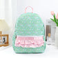 New Cross-Border Casual Backpack, Two-Layer Lace, Small Floral, Cute and Versatile School Bag, Multi-Functional and Simple for Going Out