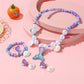 mermaid necklace diy pearl non-allergic beaded suit children cute mermaid princess necklace jewelry