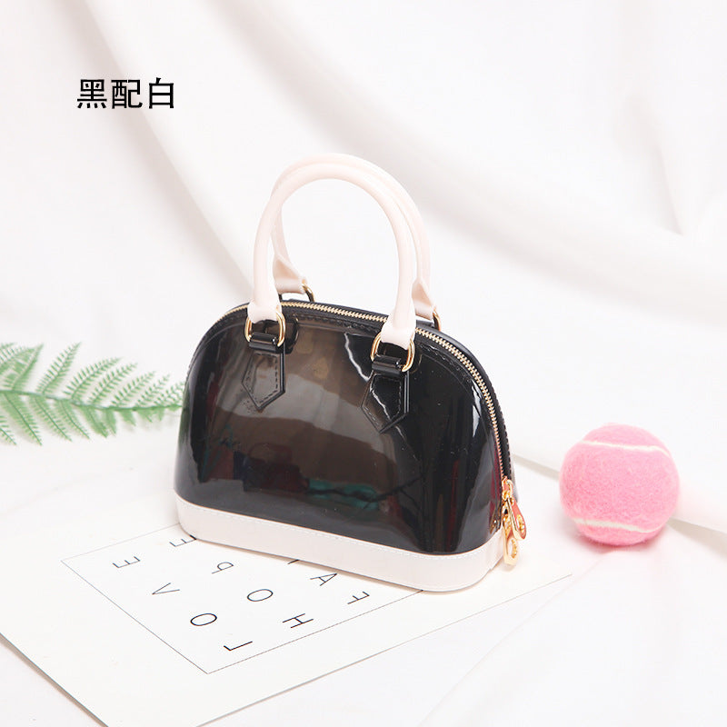 2025 Spring and Summer Explosions Fashion Casual Children's Candy Jelly Bag Mini Shoulder Crossbody Handbag Wholesale