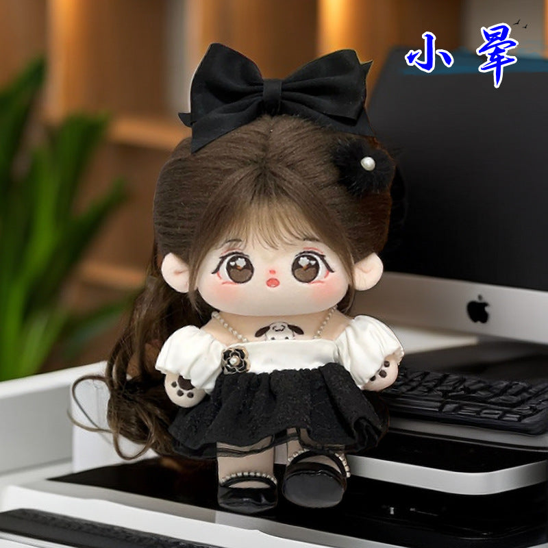 Small Halo Cotton Doll Doll 20cm Non-Attribute in stock Girl Baby Children's Gift Plush Toy Baby Clothes Women