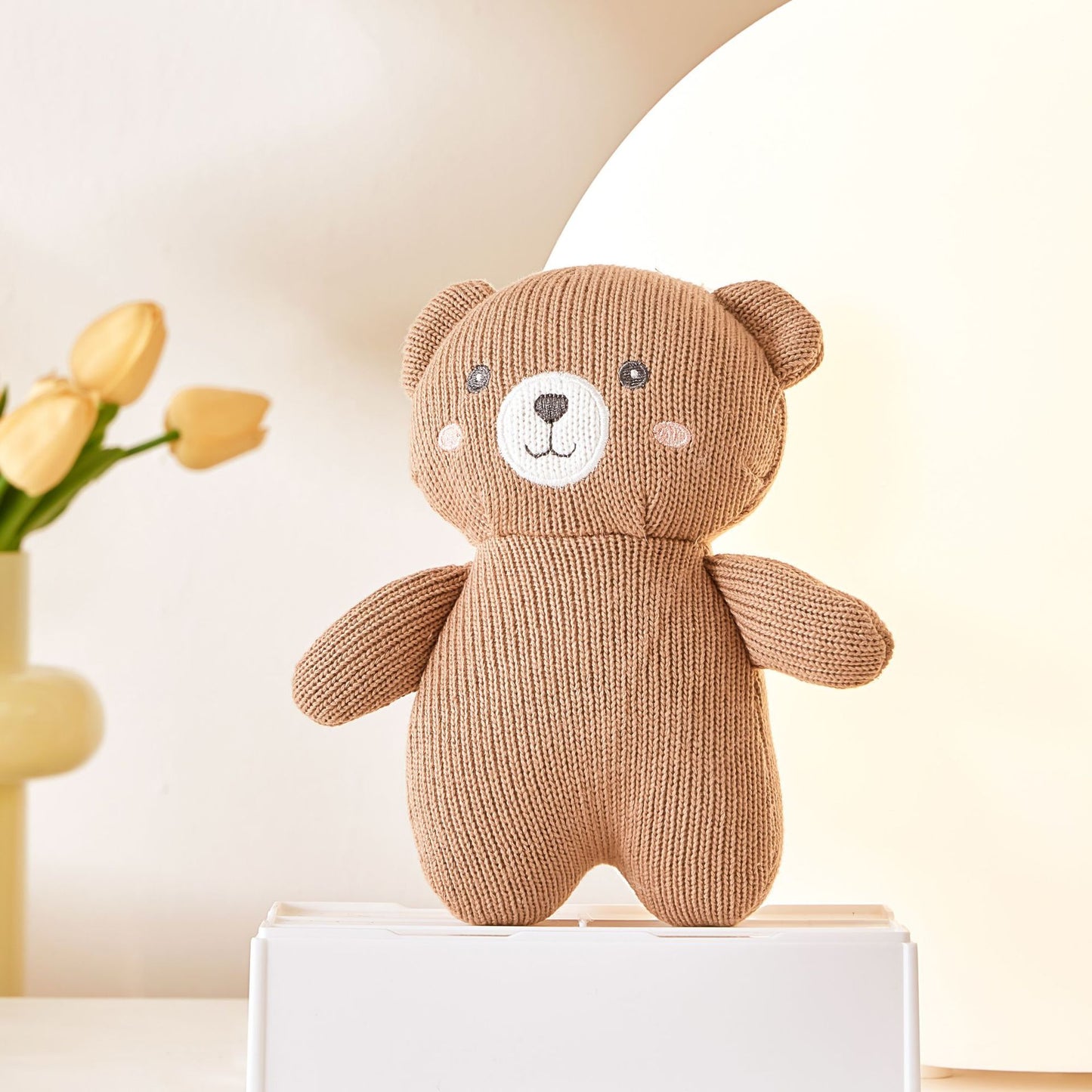 New Cotton Wool Knitted Doll Baby Comfort Sleeping Doll Baby Kidsren Can Chew Plush Toy Factory