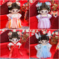 A generation of original genuine antique doll 20cm cotton doll clothes ancient Chinese clothing suit skirt