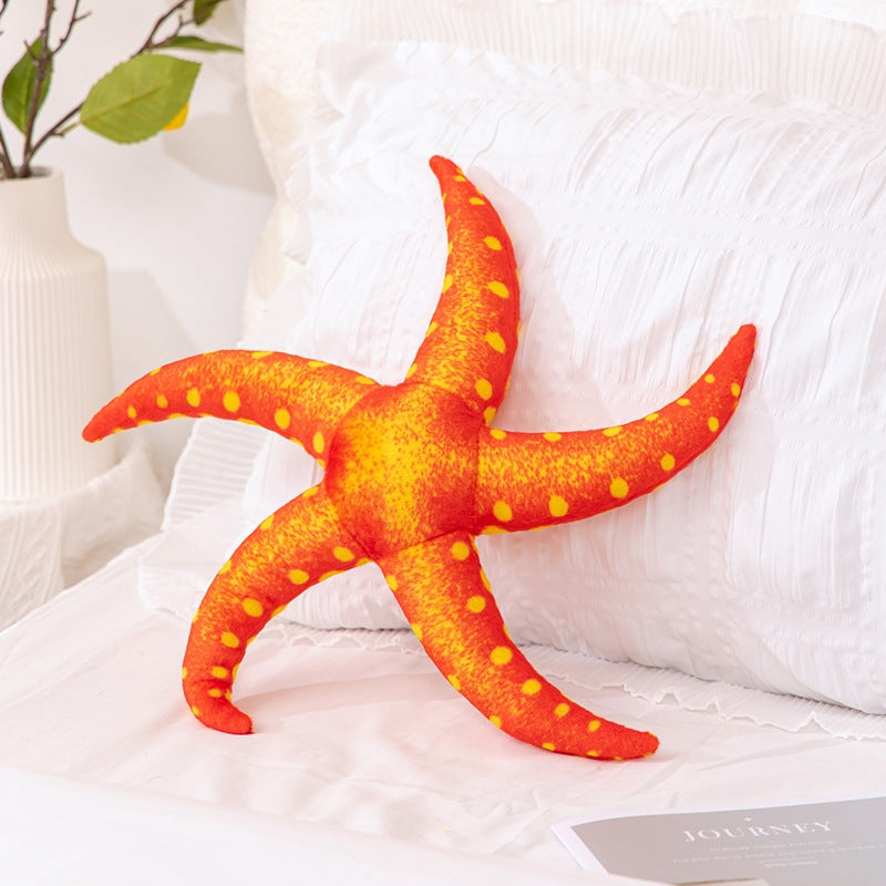 Cross-border simulation octopus plush doll octopus doll activity gift children's day gift starfish ornaments wholesale