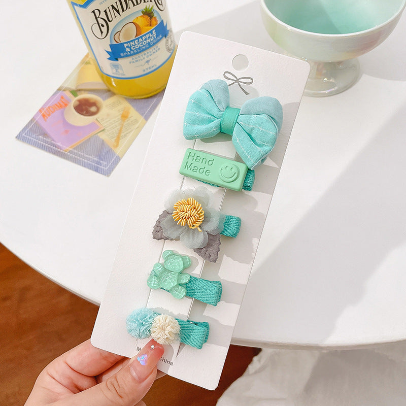 Cute baby lanugo hair small hairpin baby girl does not hurt hair hair clip baby hair small hair clip children's headdress