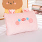 Cartoon winter warm hand pillow can be inserted cute plush toy doll pillow learn girls warm hand doll