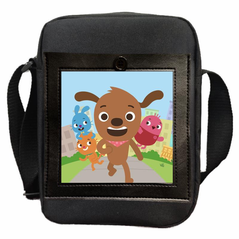 Sago Mini Friends Student Shoulder Bag Men's and Women's Youth Messenger Bag DIY Customized Handheld