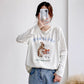 Pregnant Women's Postpartum Breastfeeding Jacket Outer Wear Moon Clothes Long Sleeve Thin T-Shirt Hot Mom's Spring and Autumn Clothes for Breastfeeding Period