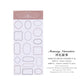 Sugar poem label note book time recorder original retro literature DIY material decoration base note paper