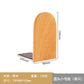 Japanese Style Simple Wooden Book Stand Creative Black Walnut Wood Thickened Bookshelf Bookend Student's Solid Wood Bookend Logo