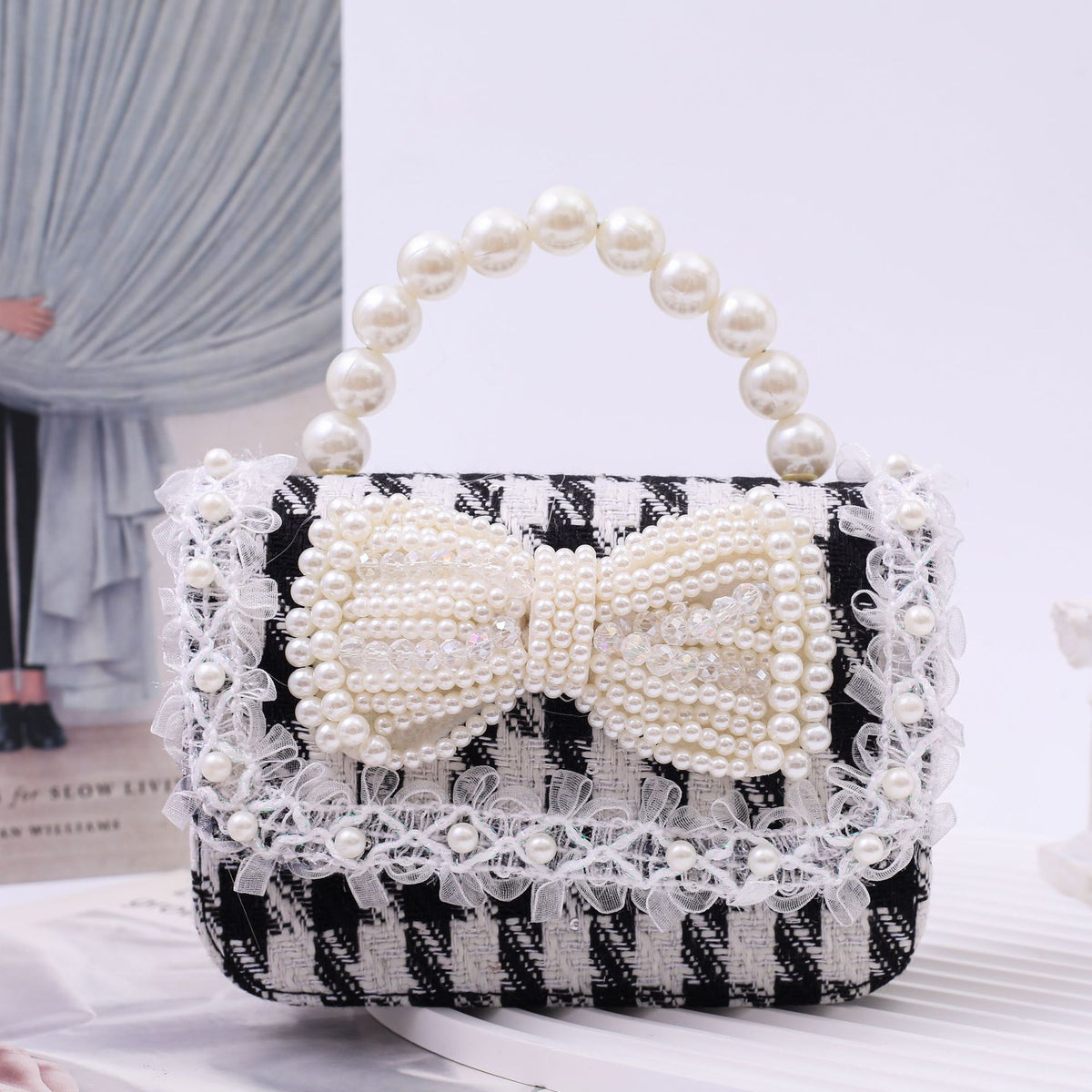Fashionable Little Girl's Chanel-Style Bag, Children's Princess Crossbody Bag, Stylish and Cute Little Girl's Shoulder Handbag